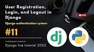 Live - #11 | Django Login and Registration with Database | Codelopment