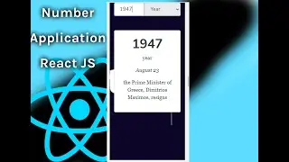 Number Application React Js