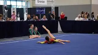 Thi Nguyen 2nd Place Floor CA Grand Invite 2018 Wildfire Gymnast Level 7