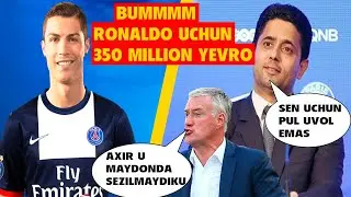 BUMMM RONALDONING NARXI KESKIN TARIZDA OSHIB KETDI 35 YODHLIK FUTBOLCHI UCHUN 350 MILLION YEVRO!..