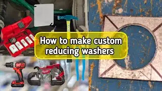 How to make custom reducing washers