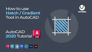 How to use Hatch / Gradient Tool in AutoCAD I AutoCAD 2020 Tutorial