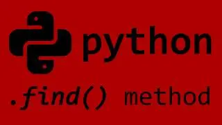 Python find() string method