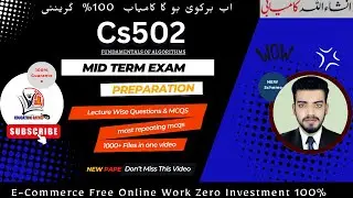 Cs502 midterm exam Preparation - How to get full marks Cs502- Cs502 Lecture wise MCQS &Tricks