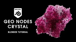 Geo Nodes Crystal in Blender | Blender Tutorial