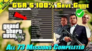 How to install 100% Save Game GTA 5 (2024) GTA V 100% Completion