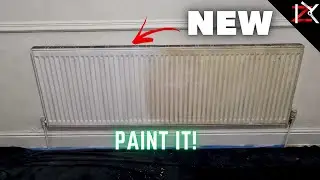 How To Simply PAINT Radiators - Make Radiators NEW Again - How To Spray Paint