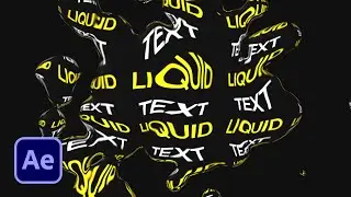 After Effects Tutorial: Liquid Typography Animation in After Effects