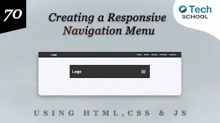 Creating a Responsive Navigation Menu with HTML, CSS & JavaScript 