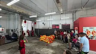 Lion Dance at Waxoyl Singapore