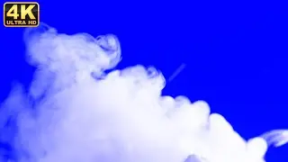 Fog effects blue screen, smoke background overlay, green screen effects