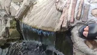 How to make a beautiful flow of water in a waterfall!  как сделать красивое течение воды в водопаде!