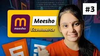 Build a complete e-commerce website using HTML & CSS | lifetime coding