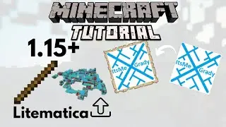 How To Install Litematica and Create Map Art With It - Minecraft 1.15+