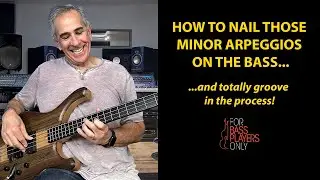 Nailing minor arpeggios on the bass… while grooving too!