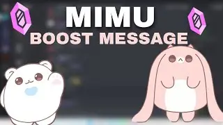How To Setup Custom Boost Message With Mimu Bot | Booster Perks (2022)