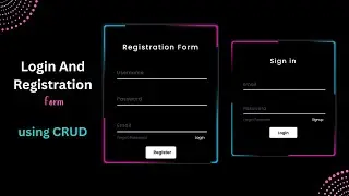 Login and Registration Form in PHP and MySQL in HTML CSS & Javascript #htmlcss#viralvideo#ai #for