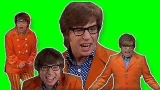 Actor Mike Myers in Austin Powers Green Screen Animation Free Download [4K]