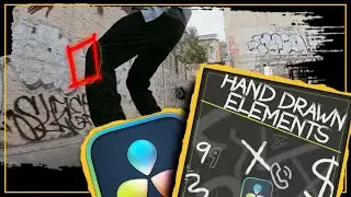 Hand Drawn Effect elements for DaVinci Resolve