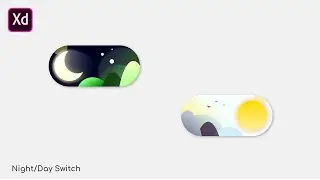 Night & Day Switch Button - Adobe XD Tutorial #1