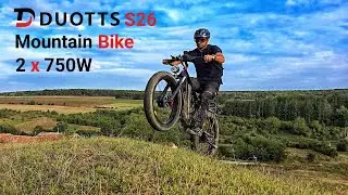 DUOTTS S26 Mountain Bike with 750W Dual Motors (Hill Climbing and Full Review)