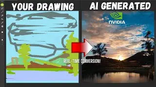 NVIDIA Canvas - An INCREDIBLE AI Drawing Software!