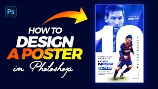 Poster Design Photoshop Tutorial for Beginners - v5