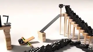 Domino Fall Video Logo Intro