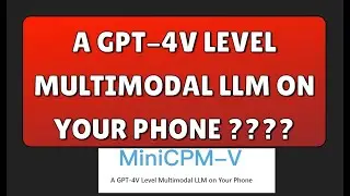 A GPT-4V Level Multimodal LLM on Your Phone ???  MiniCPM-Llama3-V-2_5