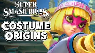 Smash Ultimate Costume Origins - Min Min & Mii Fighters