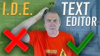 IDE vs Text Editor
