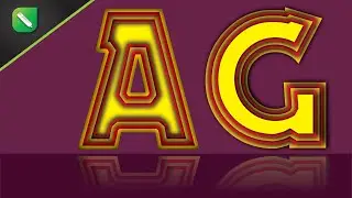 3D Typography effect illustration Design | CorelDraw Tutorial Ayan Graphics