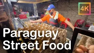 PARAGUAY, Asunción — Street Food【4K】🇵🇾