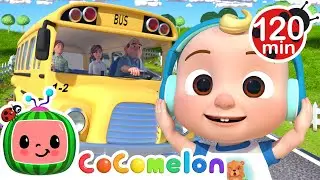 Wheels on the Bus Go Round and Round! | CoComelon | Animals for Kids | Sing Along Songs for Kids