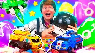 Игрушки Звездный Отряд отправляются в космос! Видео про игрушки трансформеры. Игры для мальчиков.