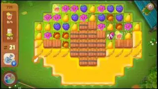 Gardenscapes level 731 walkthrough