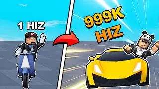 Aracını Hızlandır ve Sonra En İyi Arabaya Geçip Yarışı Kazan! - Roblox