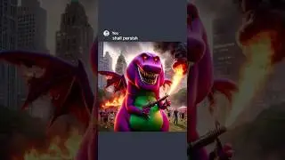 Barney The Dinosaur Funny Parody (Ai Edition) 