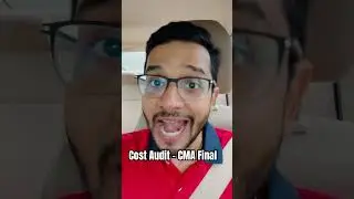 Can You Answer This CMA Final - Cost And Management Audit Question?