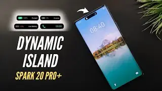 Tecno Spark 20 Pro Plus Set Dynamic Island, Port | Notification,Calls,Battery,Charging,Problem Solve