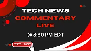 🔴 Tech News Commentary Live - 15Sep2023 | 'civilizational risk' | hyperloop| iCloud | USB-C & More