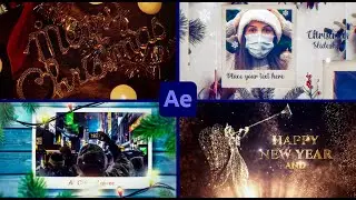 TOP 10 Christmas After Effects Templates