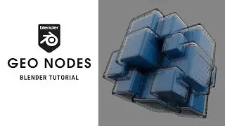 Sci-fi style Geo Nodes in 5 minutes in Blender 3.2 | Blender Tutorial