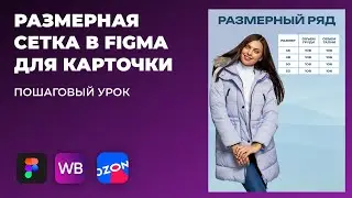 Размерная сетка для карточки товара Вайлдберриз в Figma