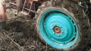 Владимирец Т-25 ☆ Вывоз дров из ТРУДНОДОСТУПНОГО места.