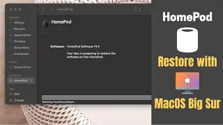 HomePod Mini Restore with Mac (MacOS Big Sur) | Reset HomePod Mini from Mac