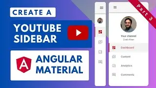 Create a YouTube sidebar clone with Angular Material Components! (Part 3 - Animations)