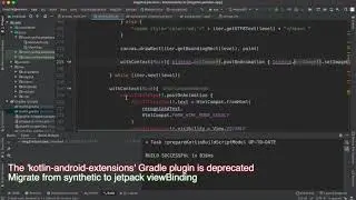 [fix] The kotlin-android-extensions Gradle plugin is deprecated