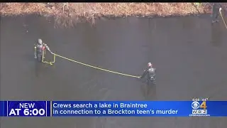 Braintree Lake Searched For Evidence In Shooting Of Brockton Teen Lee Monteiro