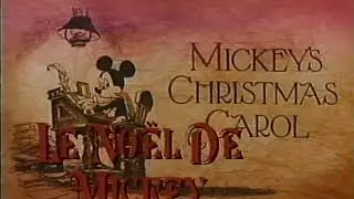 Opening to Le Noël de Mickey 1986 VHS (French Canadian Copy)